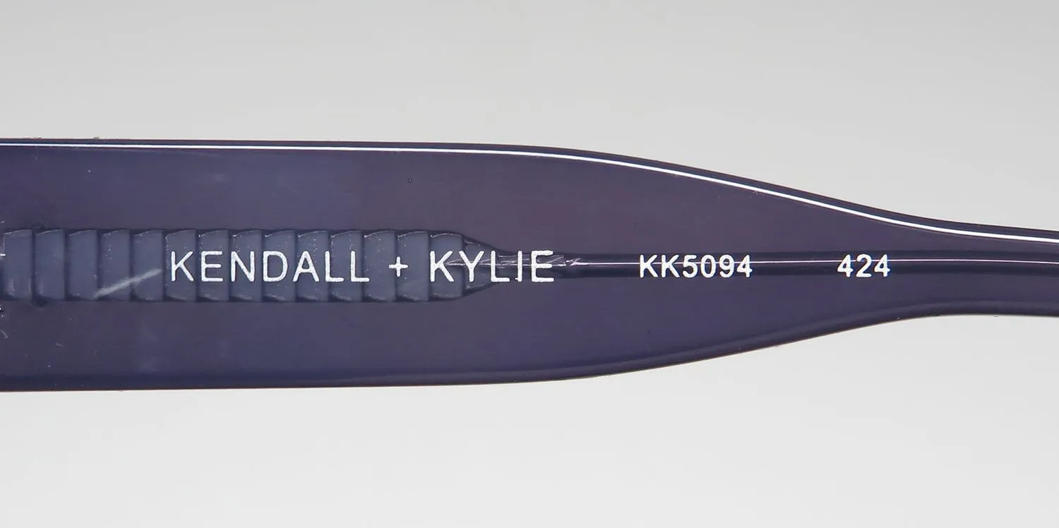 Kendall + Kylie Kk5094 Elora 424 Sunglasses Shiny Milky Blue 0mm 7