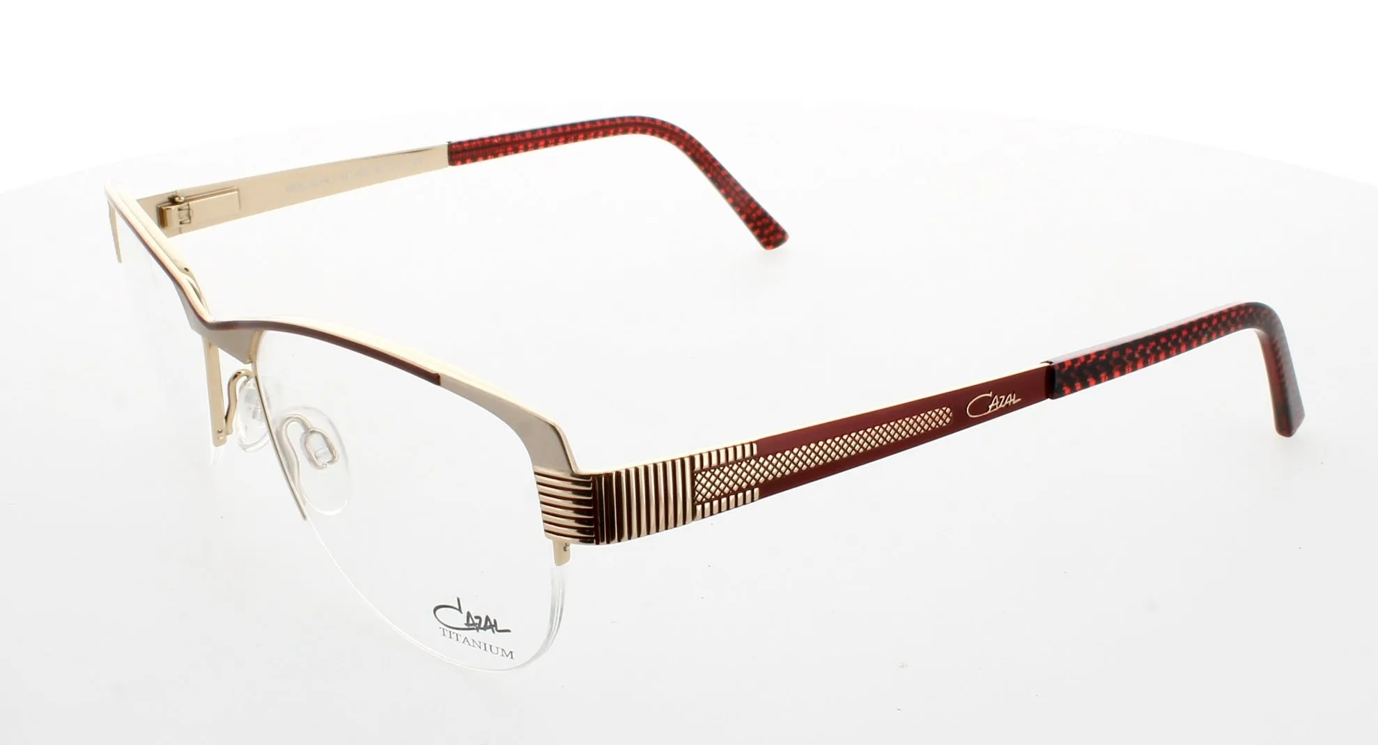 Cazal 4284 C002 Eyeglasses Bordeaux 53mm Women