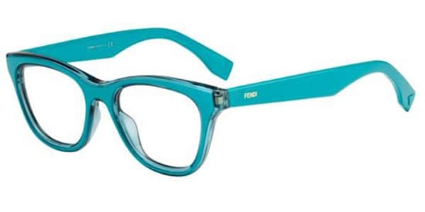 Fendi FF 0197 KLB FF 0197 BE YOU Eyeglasses Blue 49mm Women