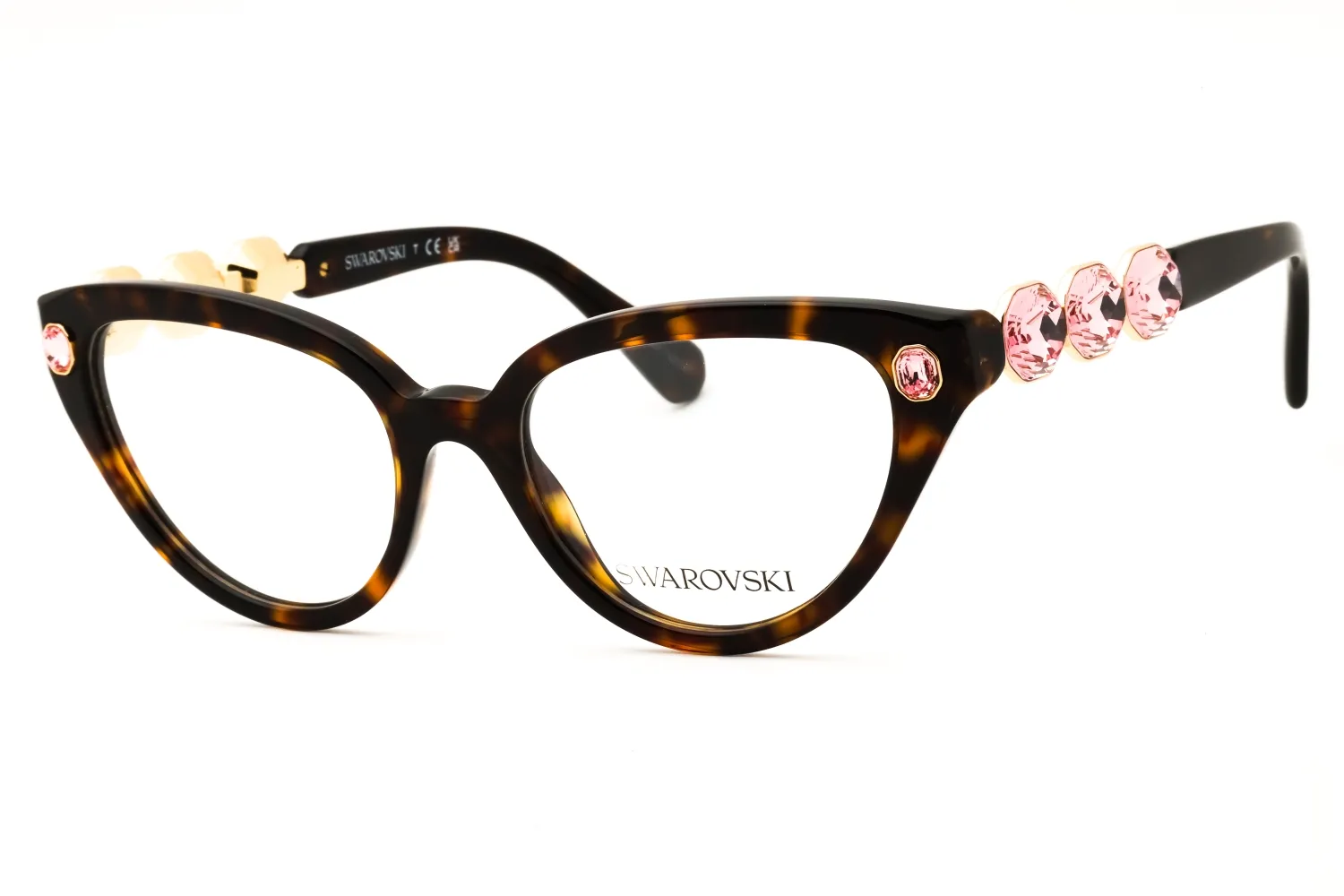 Swarovski SK2028 1002 Eyeglasses Tortoise 53mm Women