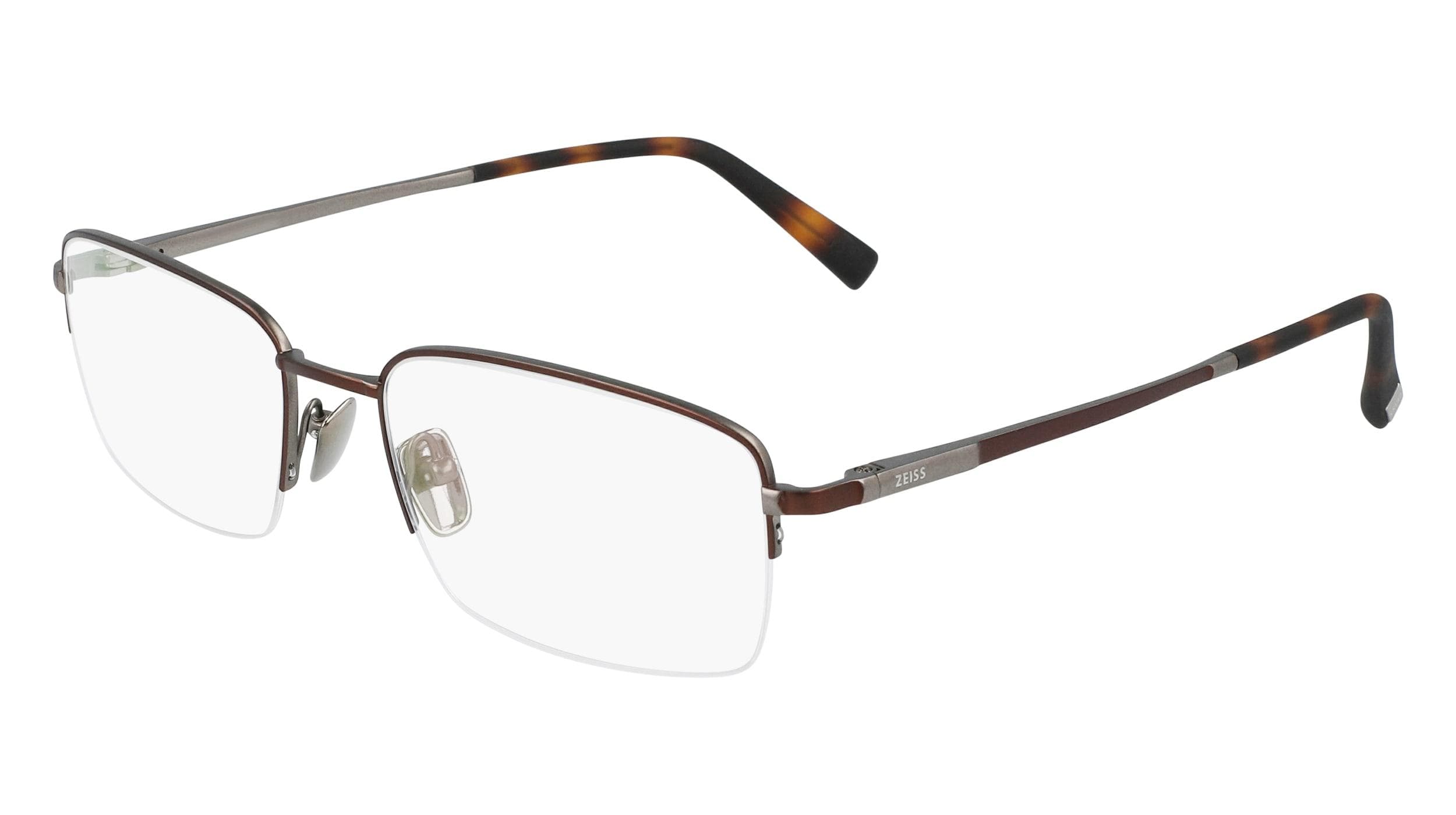 Zeiss ZS40009 011 Eyeglasses Brown 55mm Men
