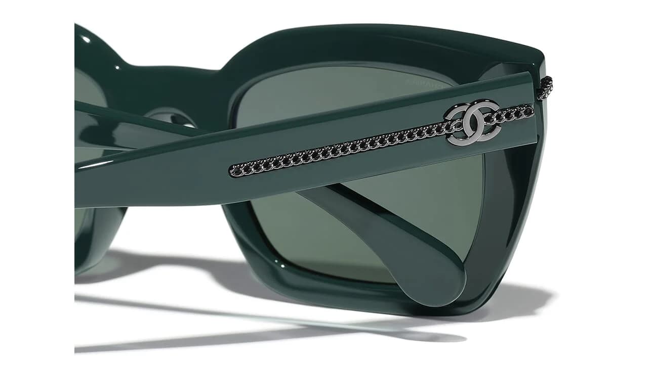 Chanel 5509 c.1459/3H Sunglasses Green 140mm Women 4