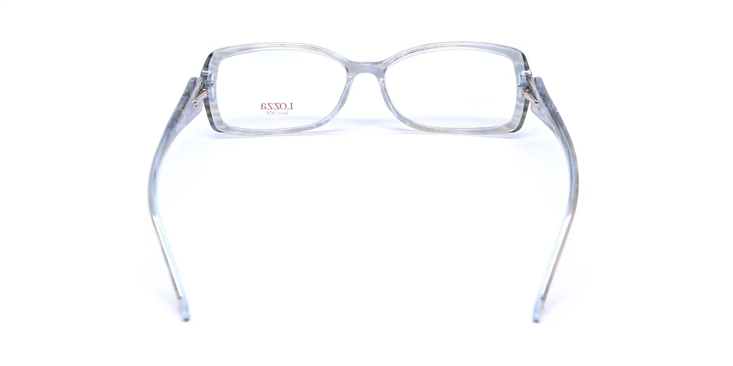 Lozza Vl1834 09y2 Eyeglasses Blue 52mm 5
