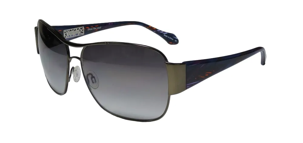 Kensie Show The Soul gm/gradient gray lens Sunglasses Gunmetal 61mm