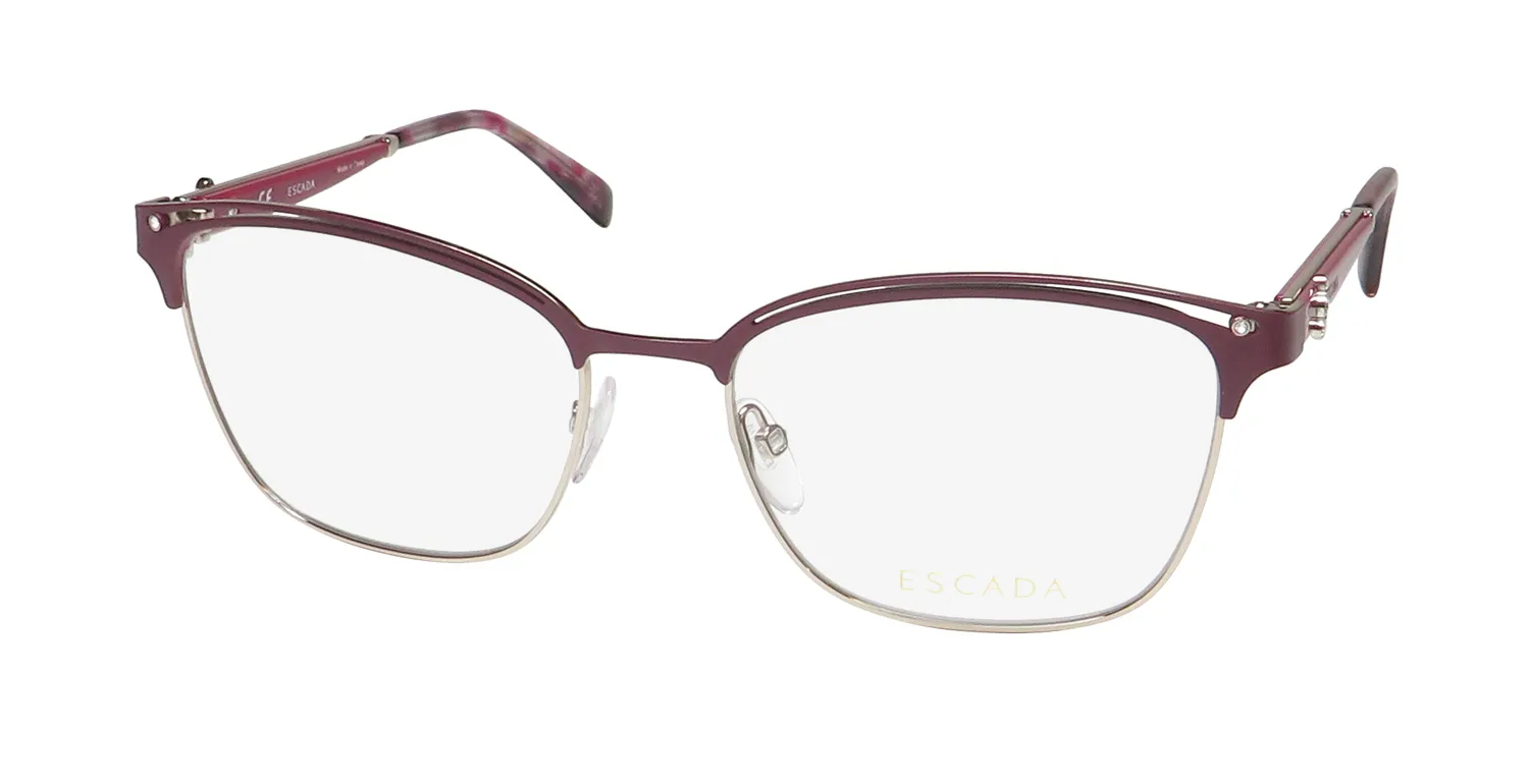 Escada Ves992s 0sn9 Eyeglasses Purple 54mm