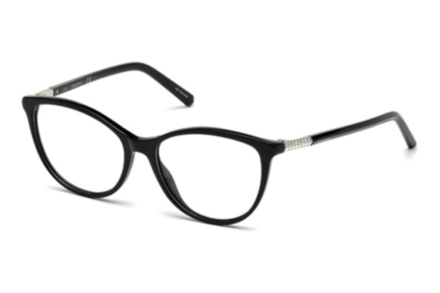 Swarovski SW5240 001 Eyeglasses Black 52mm Women