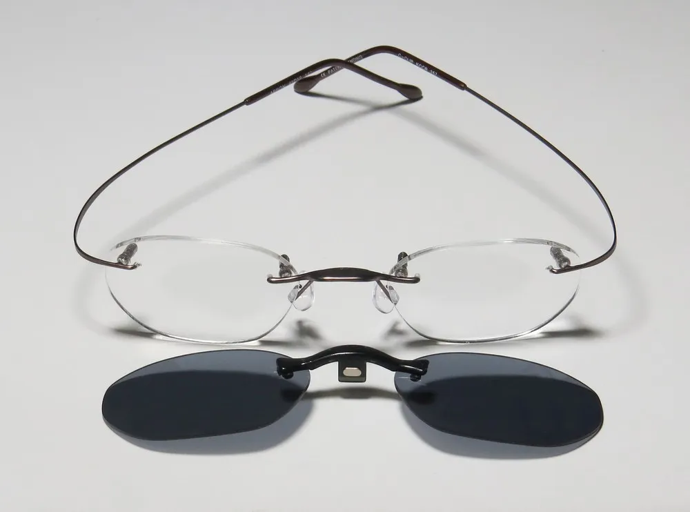 Elite Eyewear 257 abron Eyeglasses Brown 43mm Unisex 2