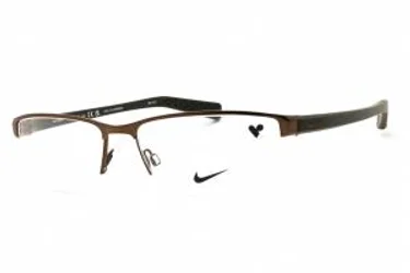 Nike NIKE 8098N 215 Eyeglasses Walnut-cargo Khaki 56mm