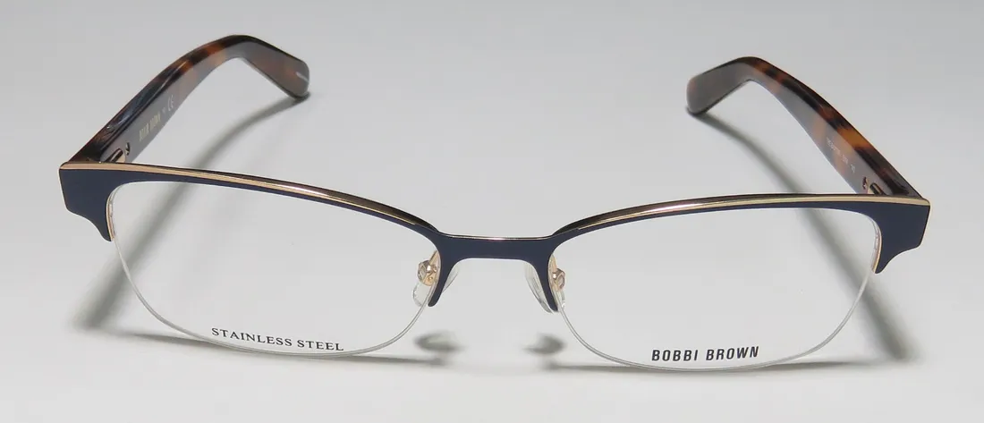 Bobbi Brown The Baxter 0e8w Eyeglasses Blue Brown 51mm 3