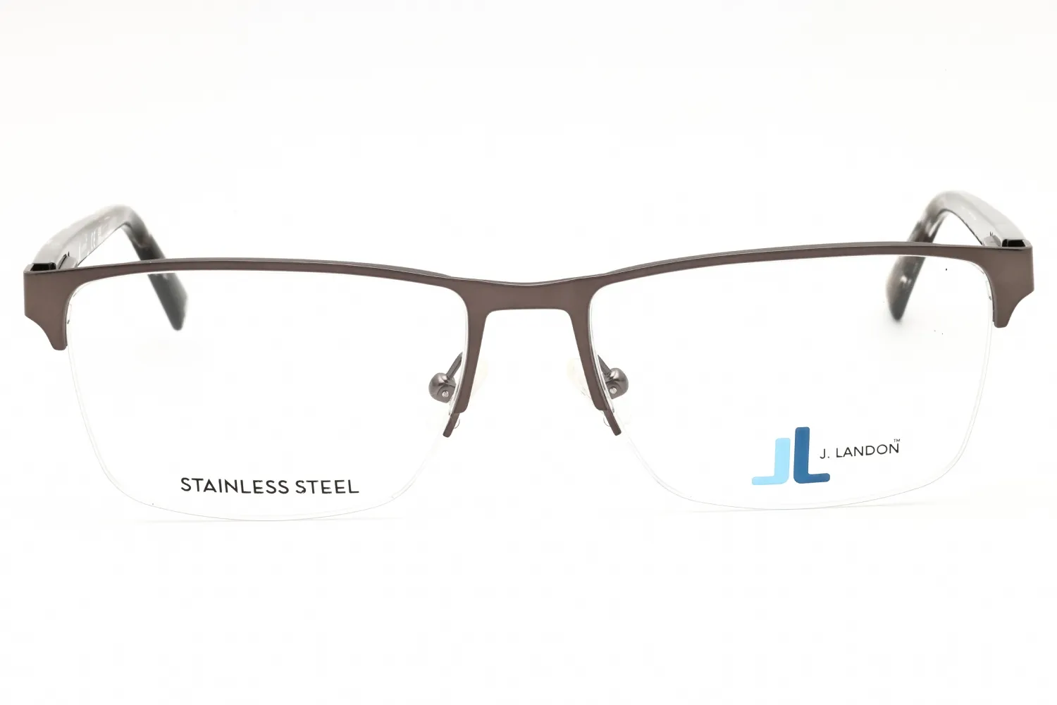 J. Landon JL50009 009 Eyeglasses Matte Gunmetal 57mm Men 2
