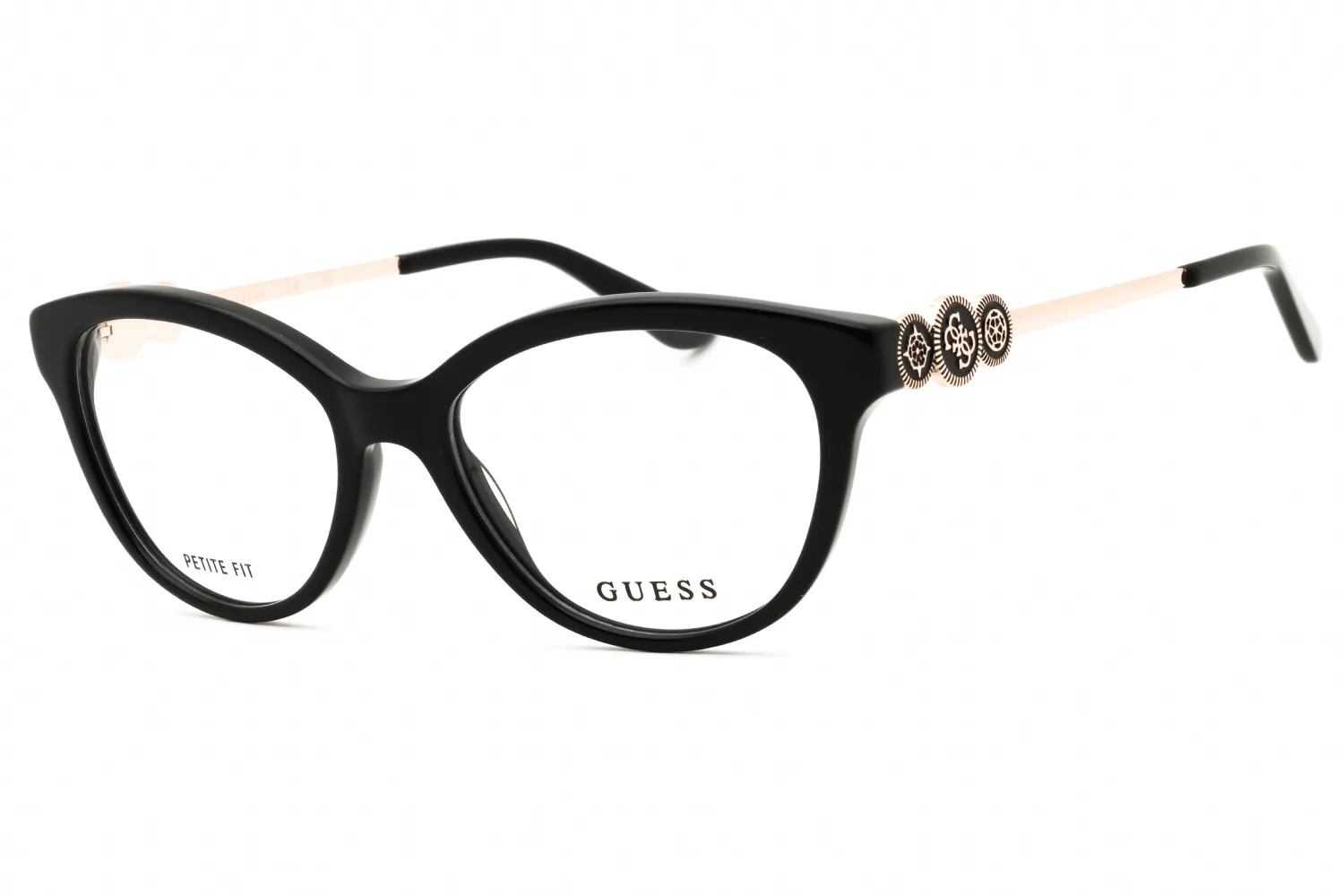 Guess GU50230 001 Eyeglasses Shiny Black 50mm Women