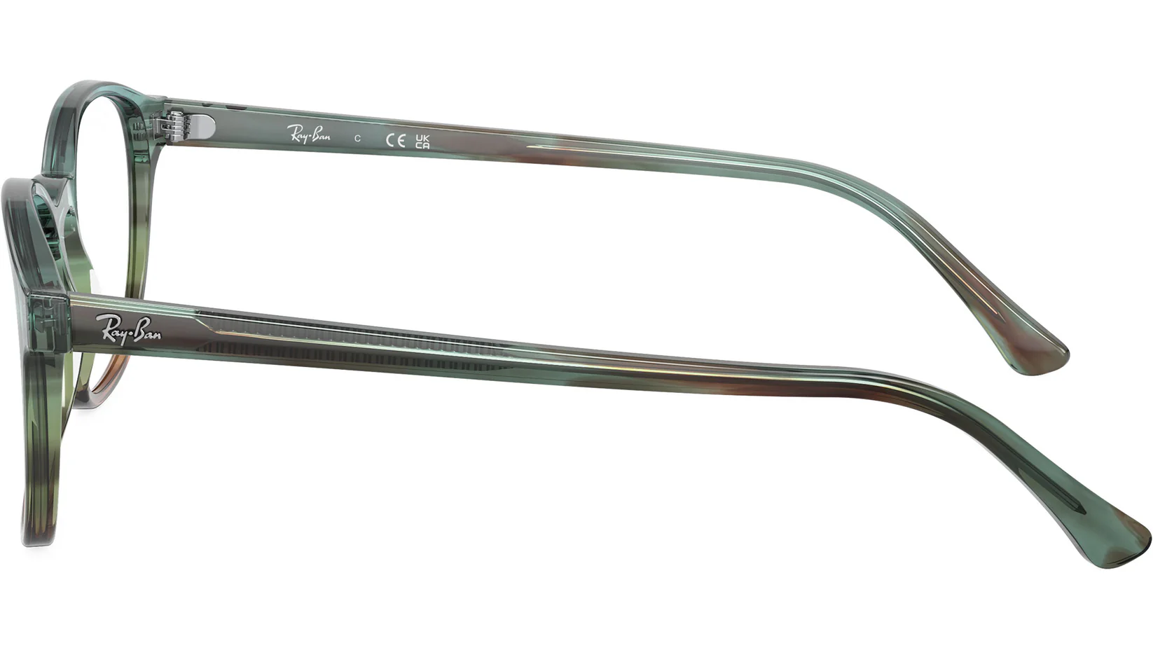 Ray-Ban RB5417 8252 Eyeglasses Striped Blue 52mm Unisex 3