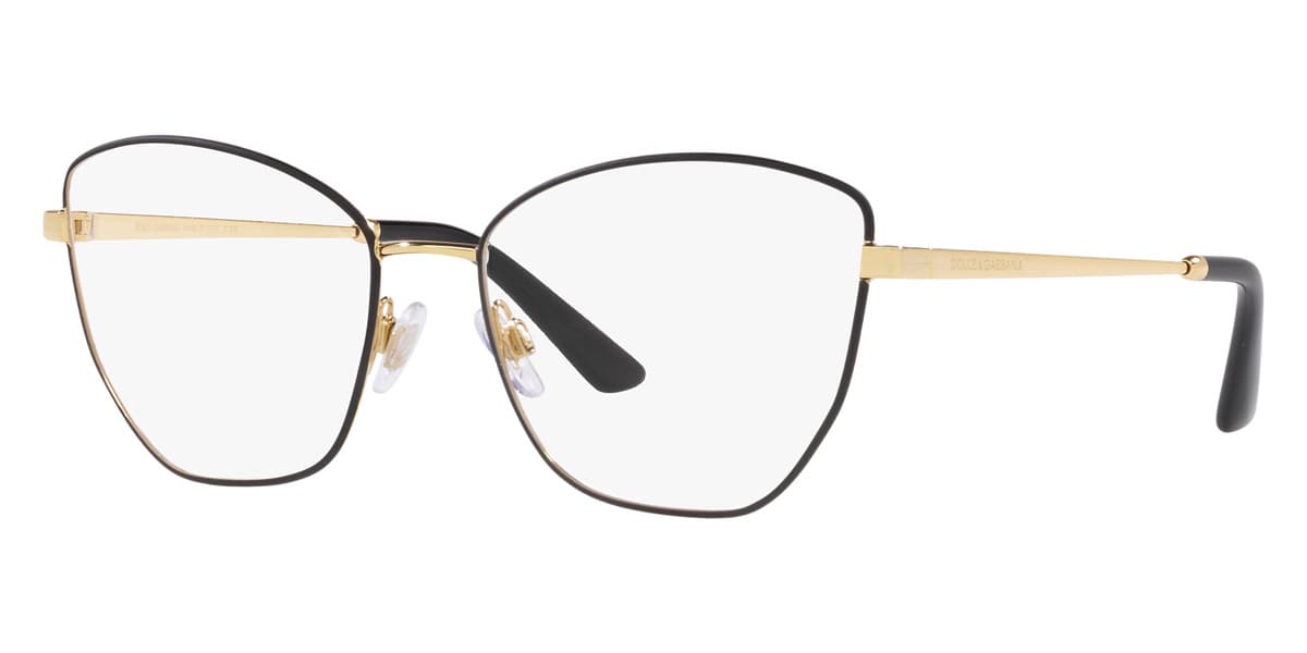 Dolce & Gabbana DG1340 1311 Eyeglasses Gold Matte Black 56mm Women