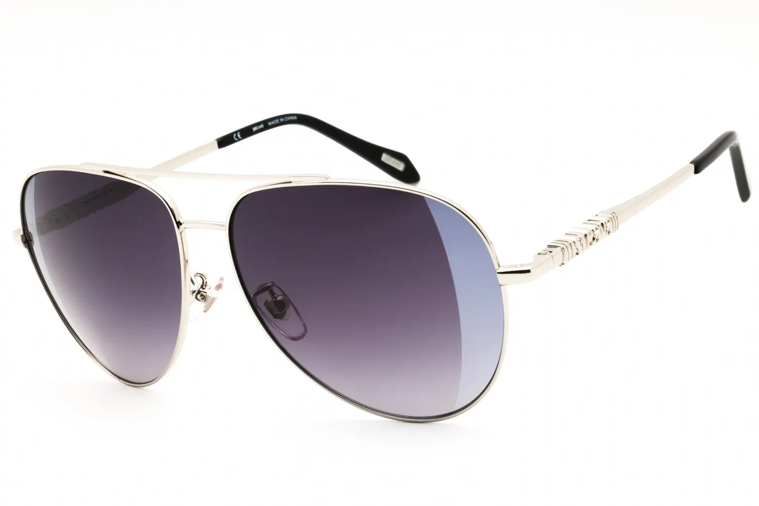 Just Cavalli SJC029 589X Sunglasses Palladium Sandblast 60mm Unisex