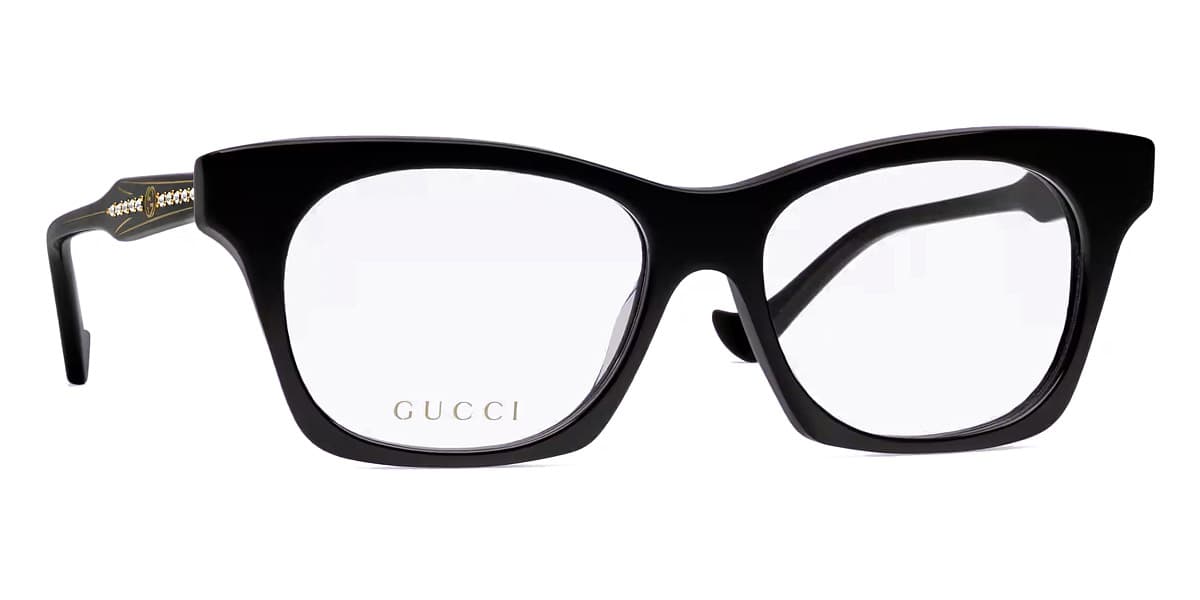 Gucci GG1299O 001 Eyeglasses Black 55mm Women 4