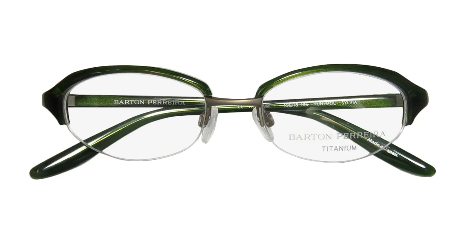Barton Perreira Sylvia hun/mol Eyeglasses Green 49mm 2