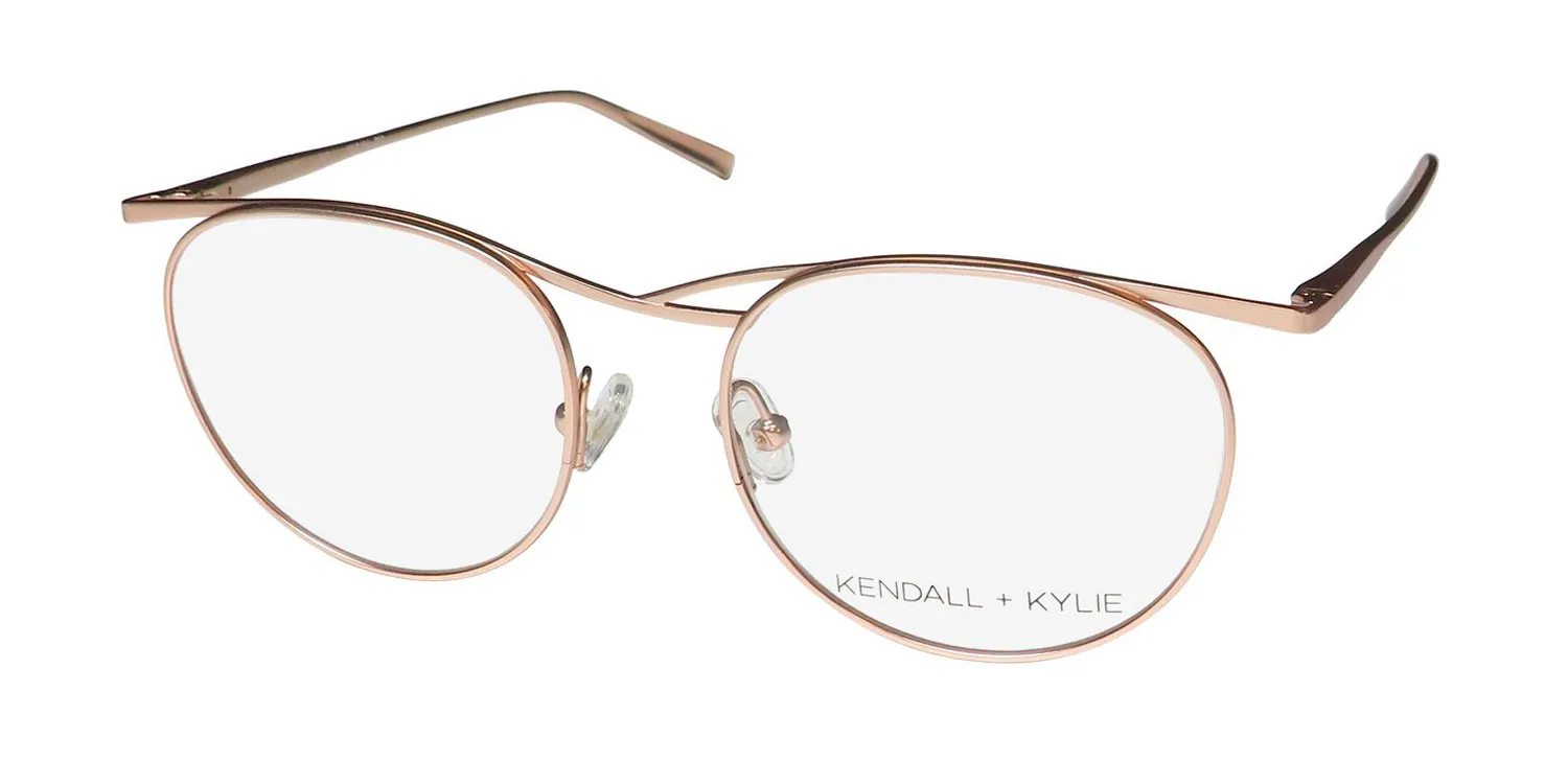 Kendall + Kylie Kko194 Ali 780 Eyeglasses Rose Gold 51mm