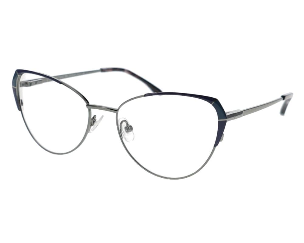 BCBGMAXAZRIA Solange Eyeglasses Blue 55mm Women