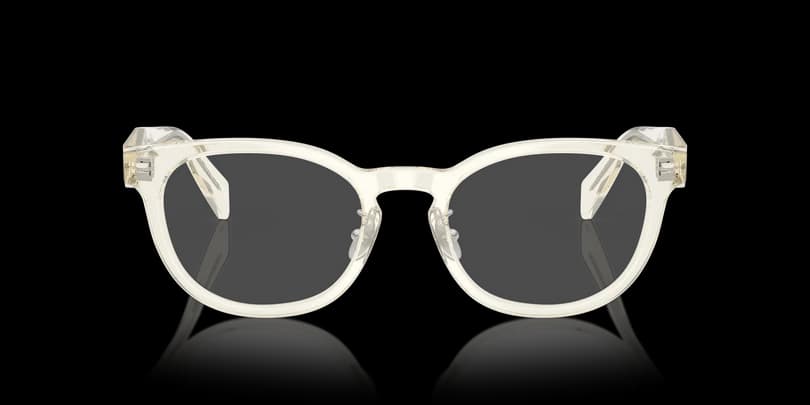 Prada 0PR B06VD 19X1O1 Eyeglasses Transparent Light Grey 52mm Women 2