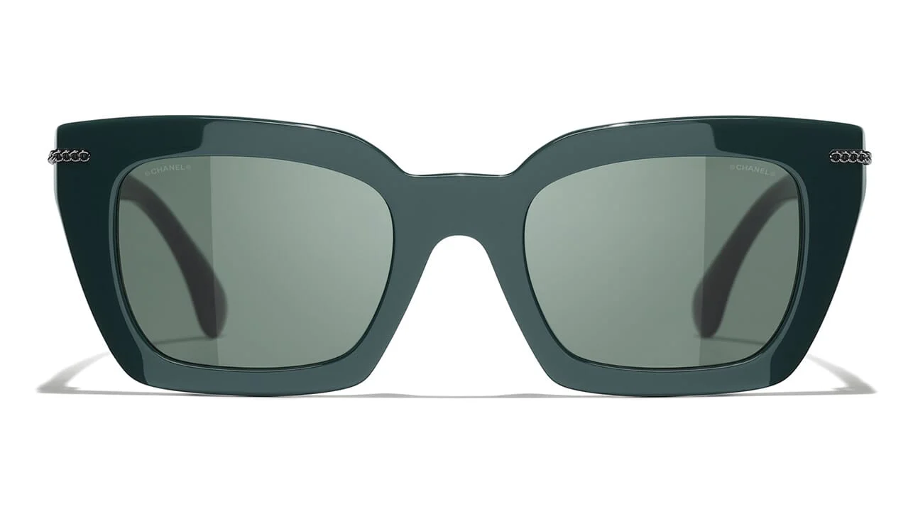 Chanel 5509 c.1459/3H Sunglasses Green 140mm Women 2