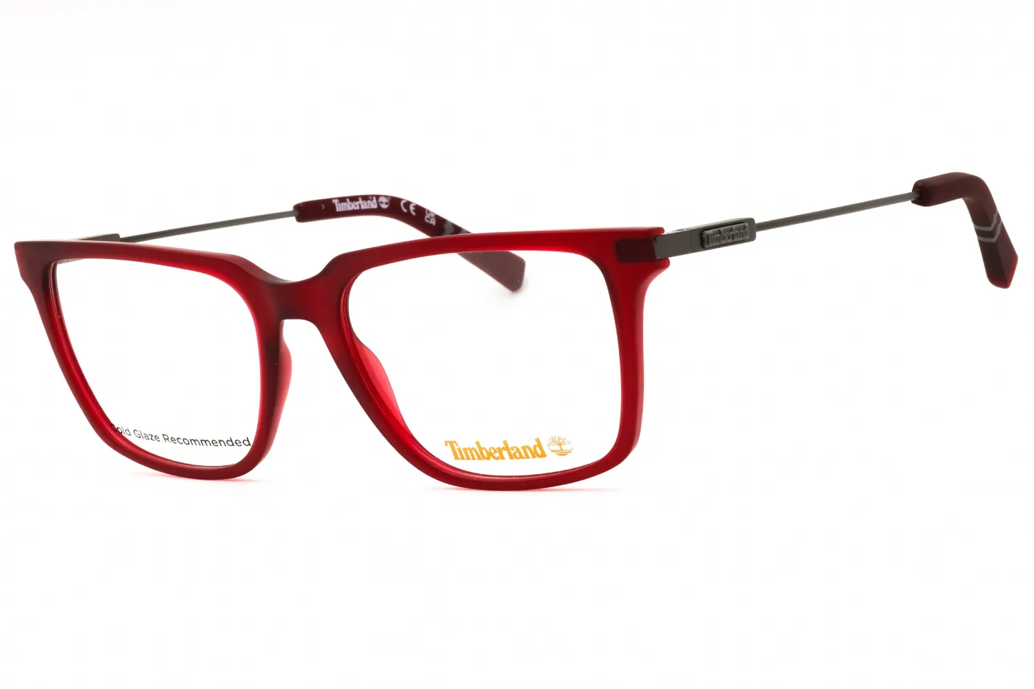 Timberland TB50016 067 Eyeglasses Matte Red 55mm Men