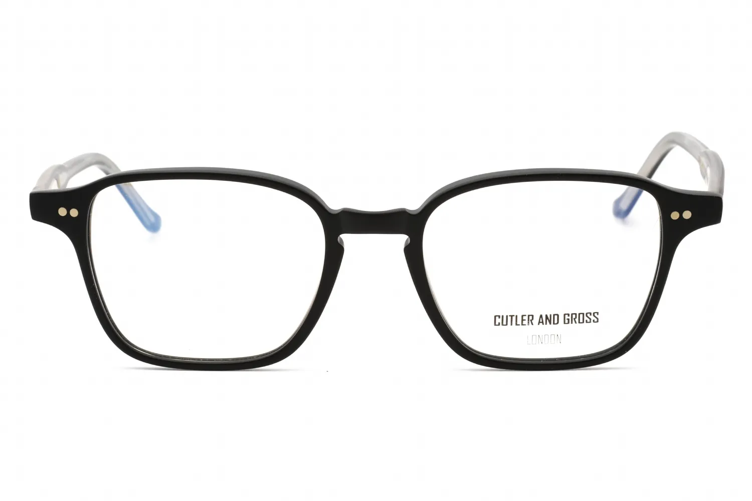 Cutler and Gross CGOP136051 001 Eyeglasses Matte Black 51mm Unisex 2
