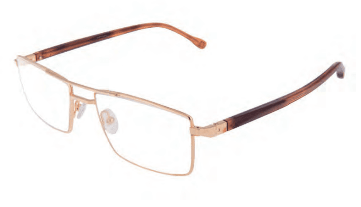 Henry Jullien HJCHINON C56 Eyeglasses Gold 56mm Unisex