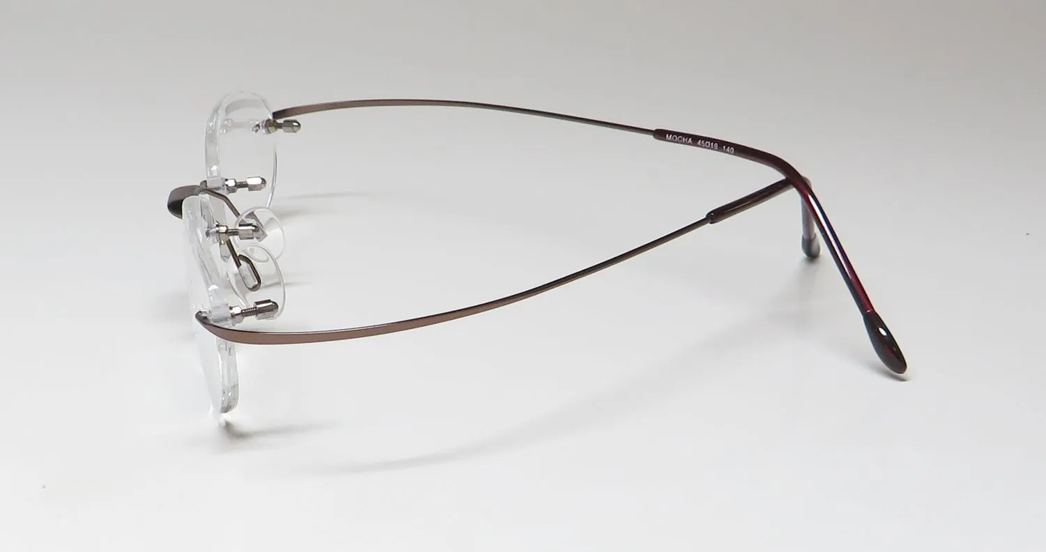 Elite Eyewear 52 mocha Eyeglasses Mocha 45mm 3