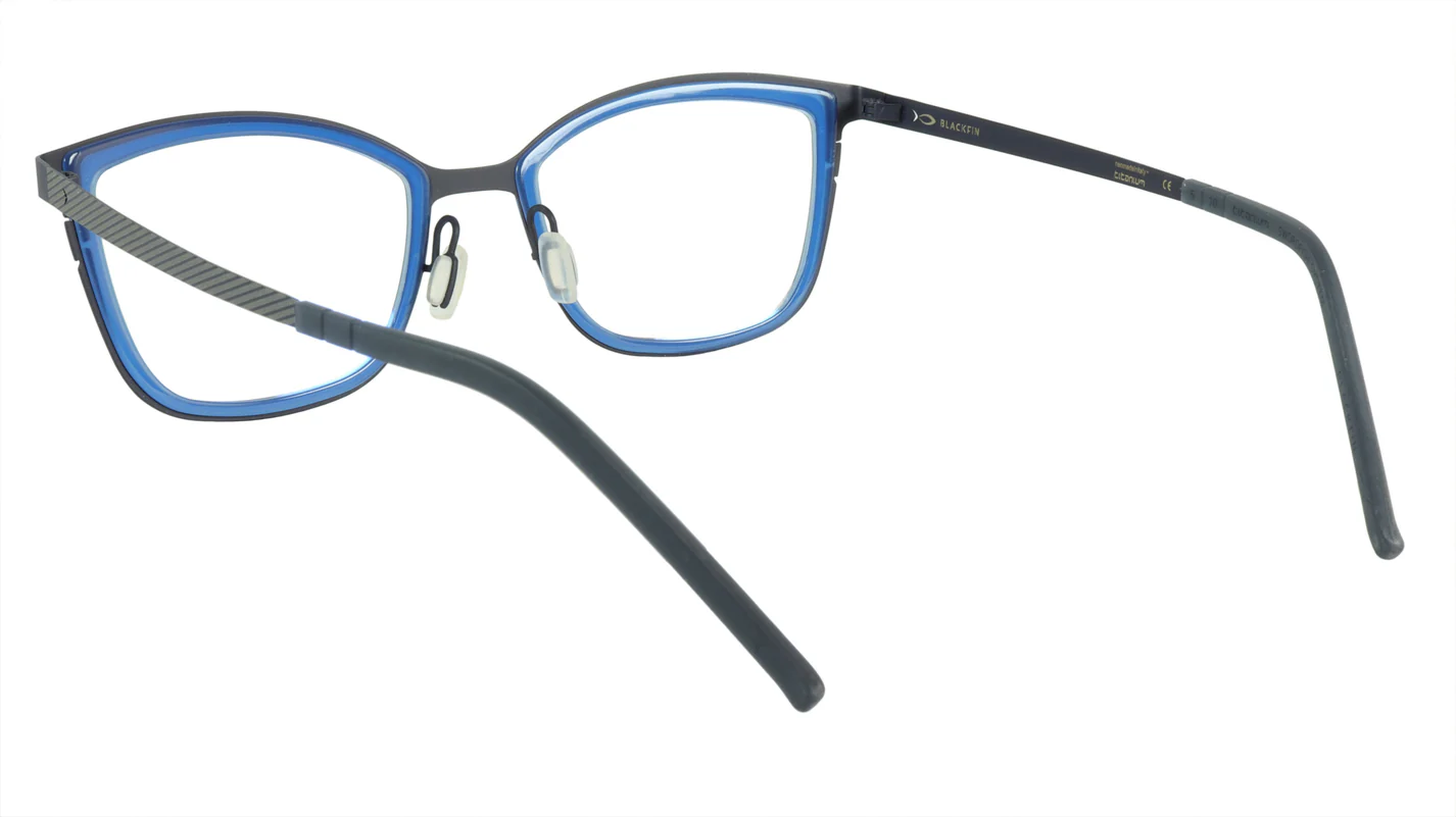 Blackfin BF792 Col. 669 Eyeglasses Blue 50mm Unisex 3