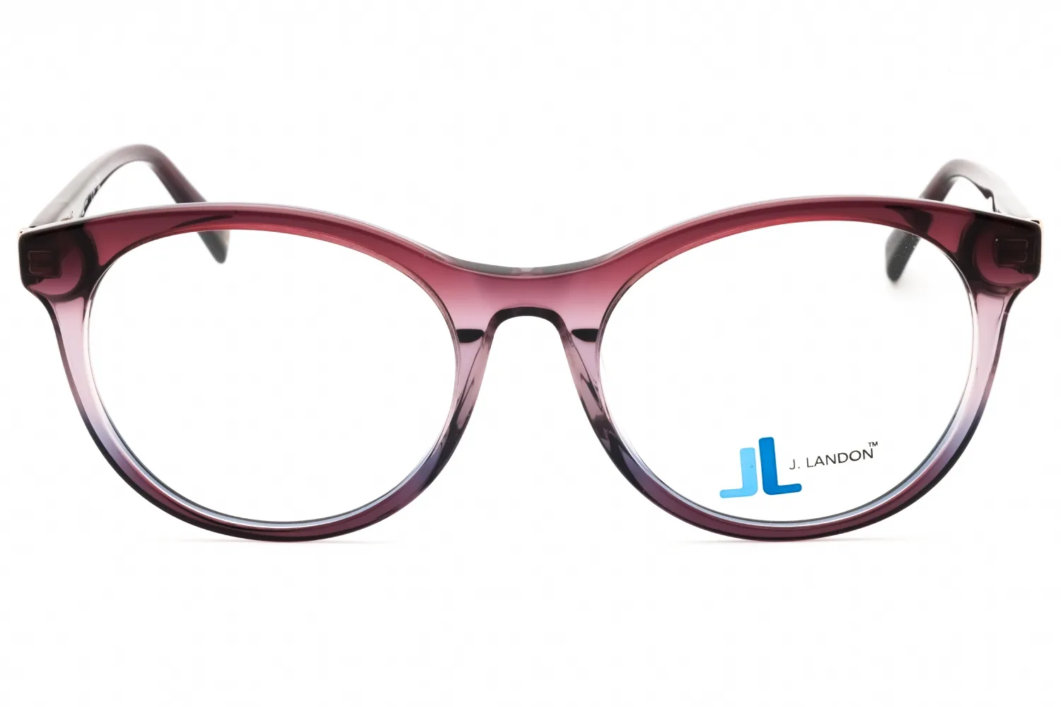 J. Landon JL5014 081 Eyeglasses Shiny Violet 52mm Women 2