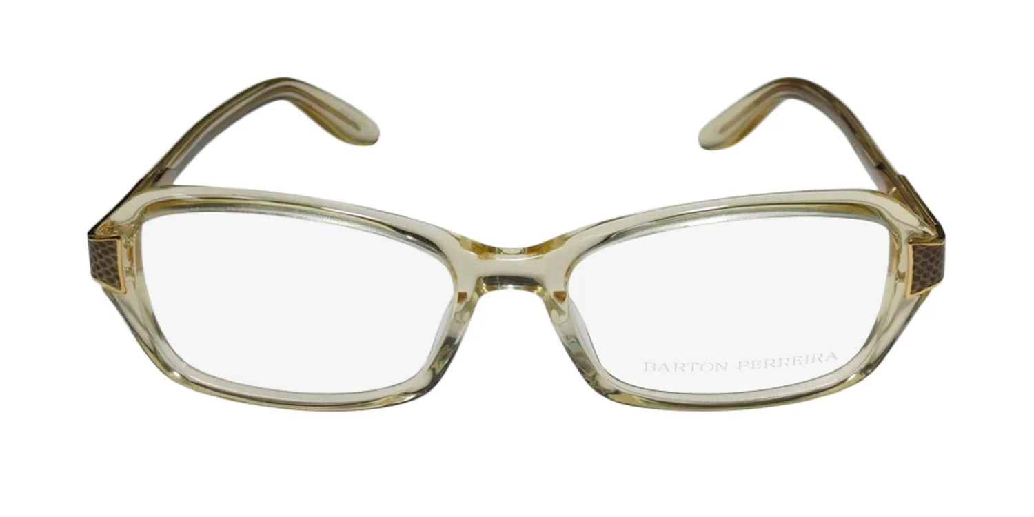 Barton Perreira Devereaux cha/sas Eyeglasses Light Yellow 53mm 3