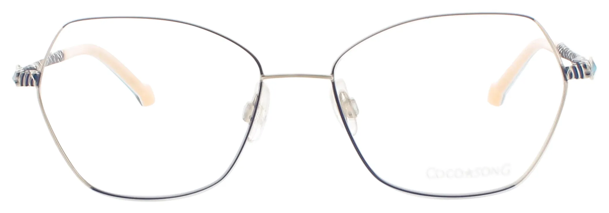 Coco Song BROKEN WINGS C02 Eyeglasses Blue 54mm Women 2