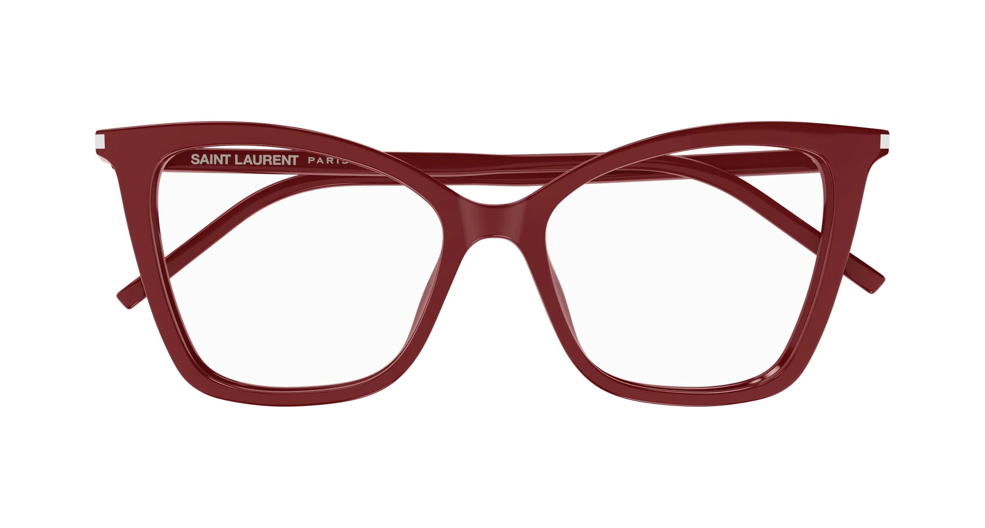 Saint Laurent SL386 015 Eyeglasses Red 53mm Women 2