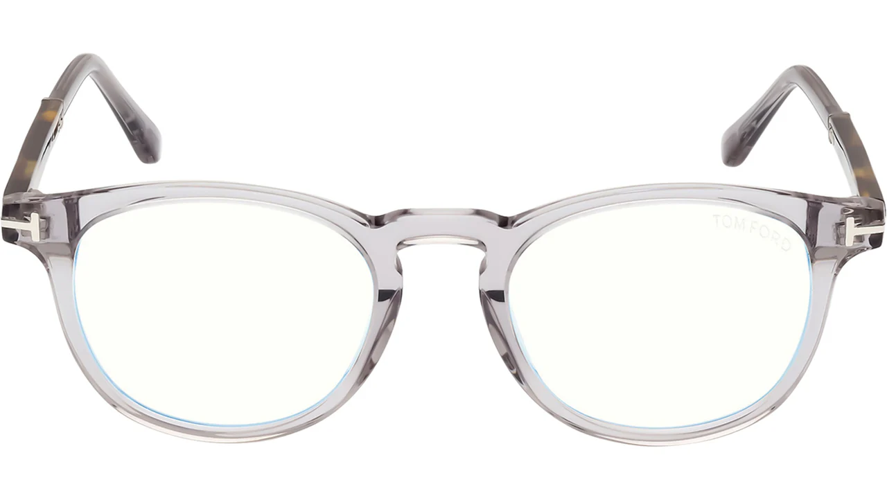 Tom Ford FT5891B 020 Eyeglasses Grey 49mm Unisex 2