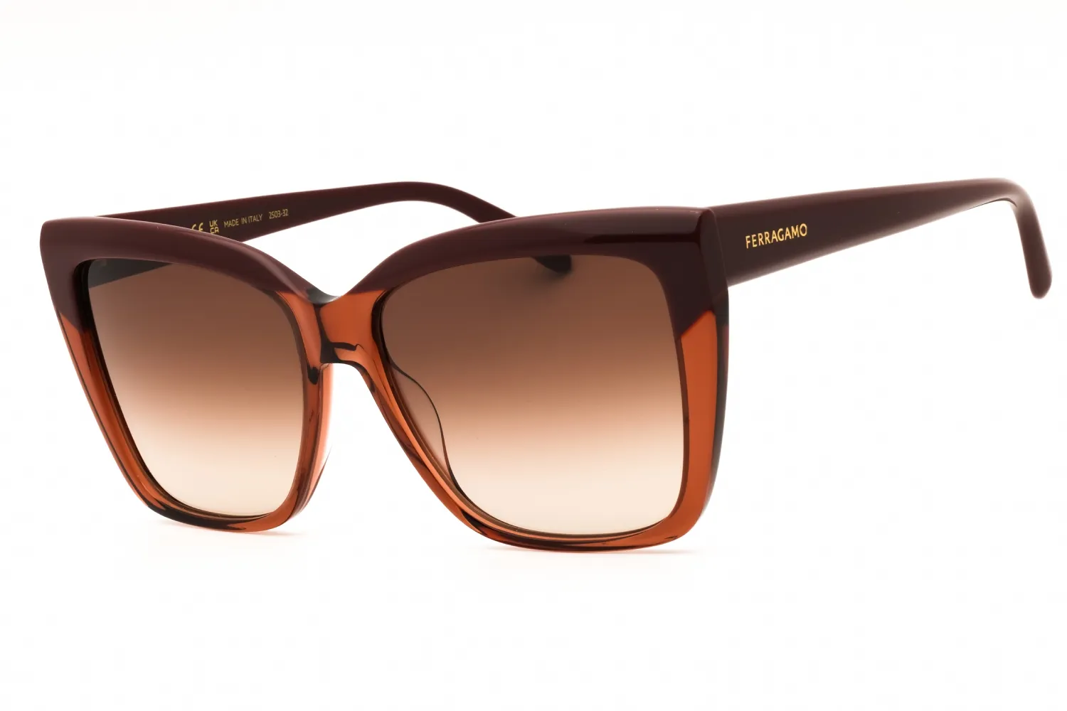 Salvatore Ferragamo SF1102S 619 Sunglasses Burgundy 58mm Women