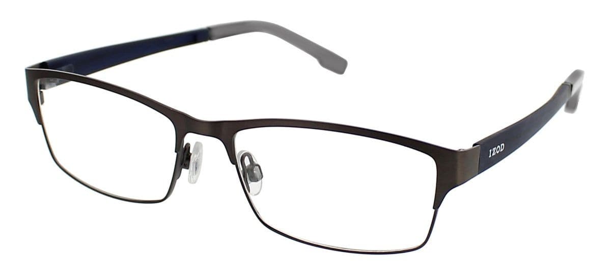 IZOD IZ2035 Eyeglasses Gunmetal 53mm Men