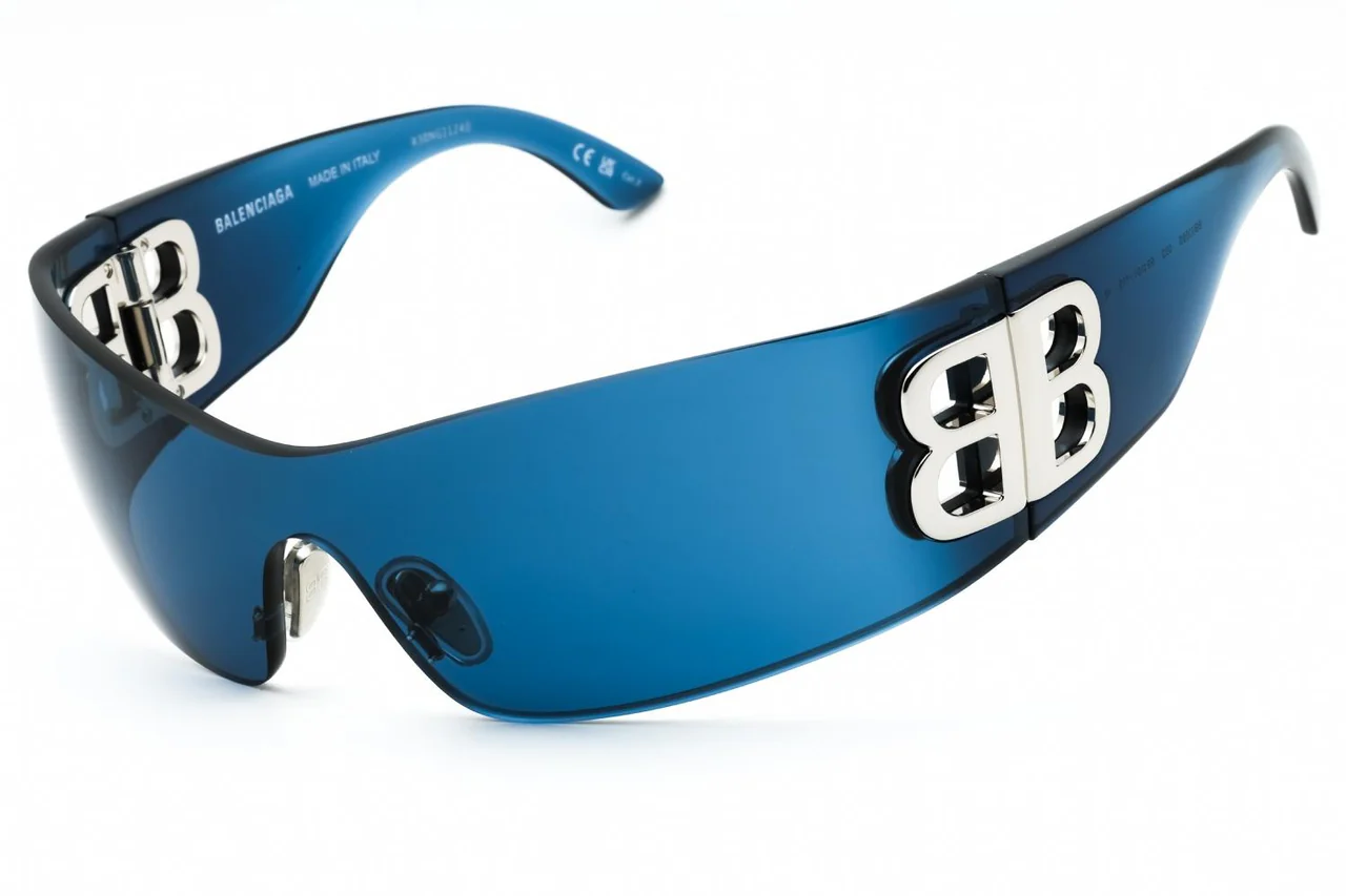 Balenciaga BB0359S 2 Sunglasses Blue 99mm Women