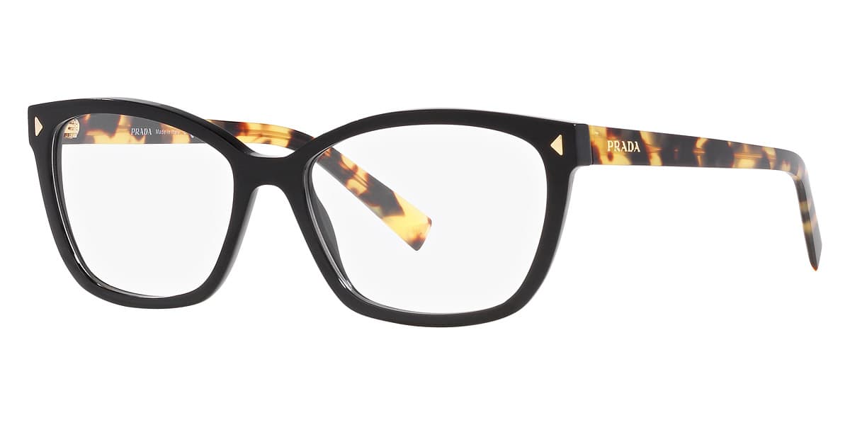 Prada VPR15Z 3891O1 Eyeglasses Black 55mm Women