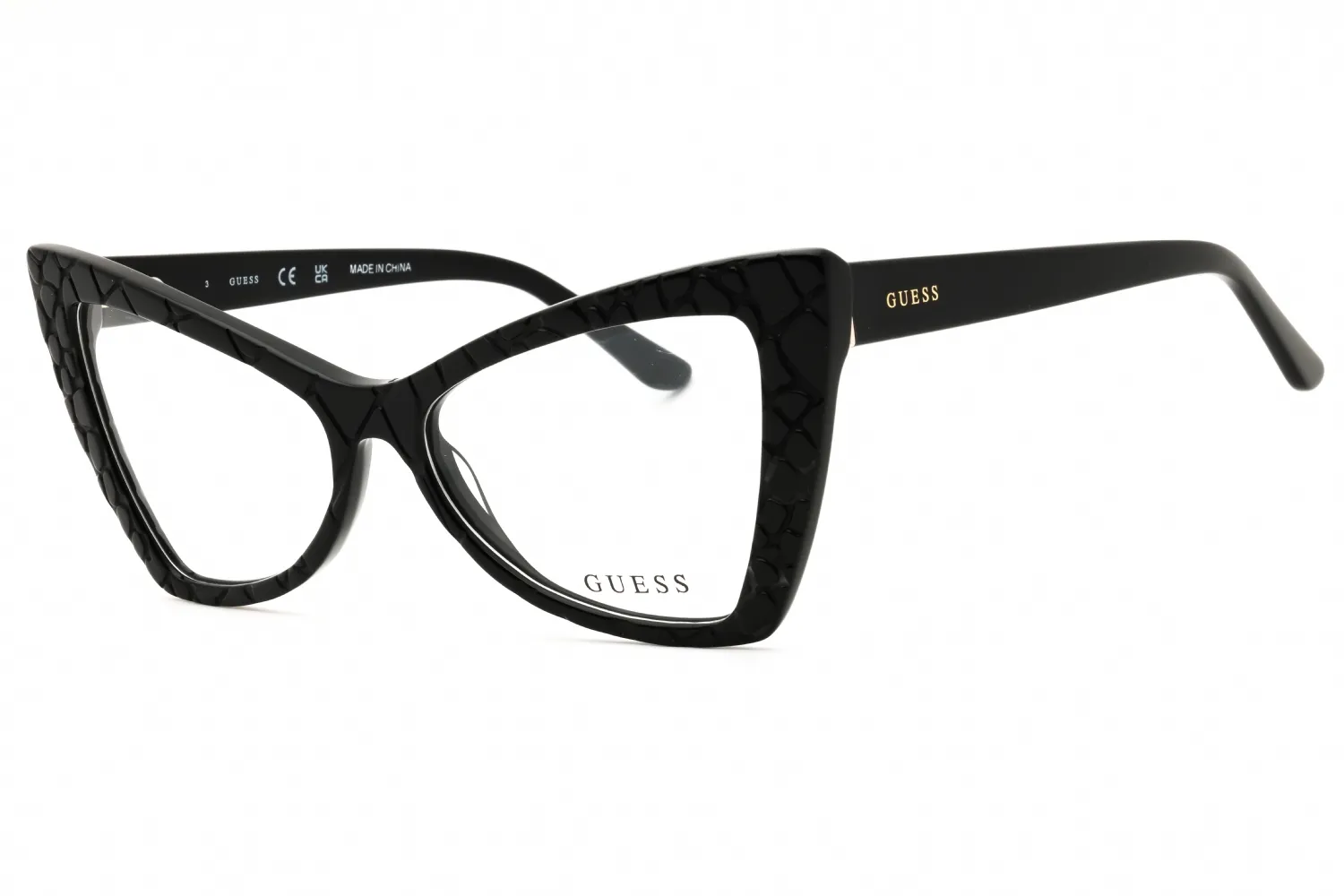 Guess GU50178 005 Eyeglasses Black 56mm Women