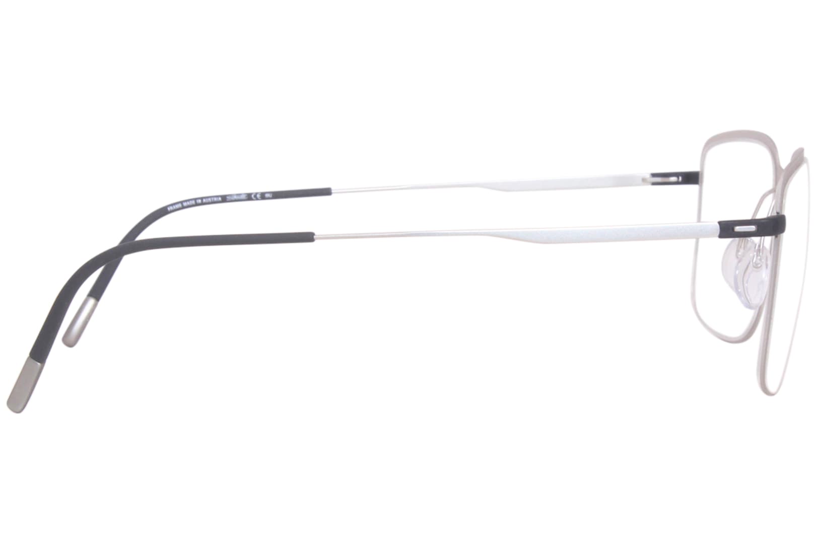 Silhouette Lite Wave 5534 7000 Eyeglasses Smooth Rhodium 54mm Unisex 3