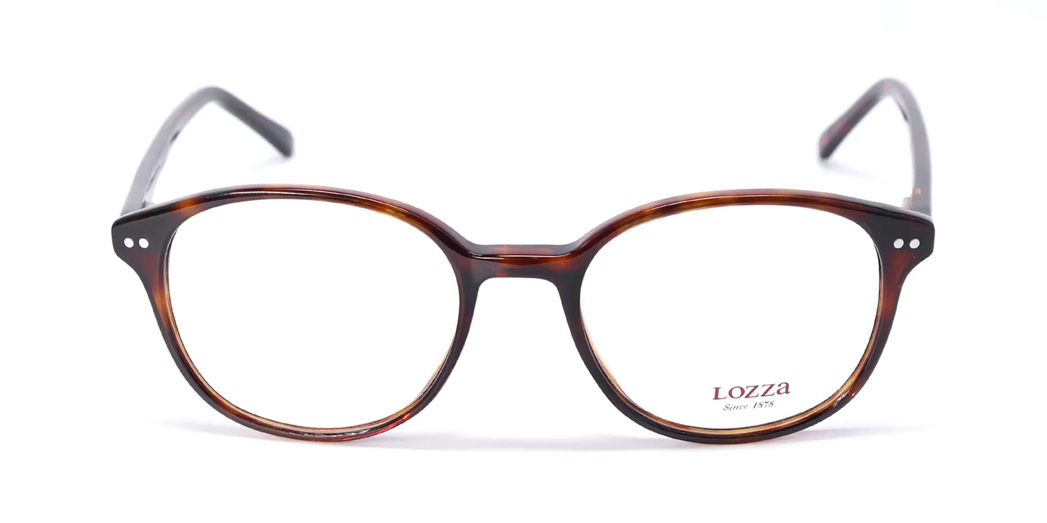 Lozza Vl1836 0714 Eyeglasses Tortoise 48mm Unisex 3