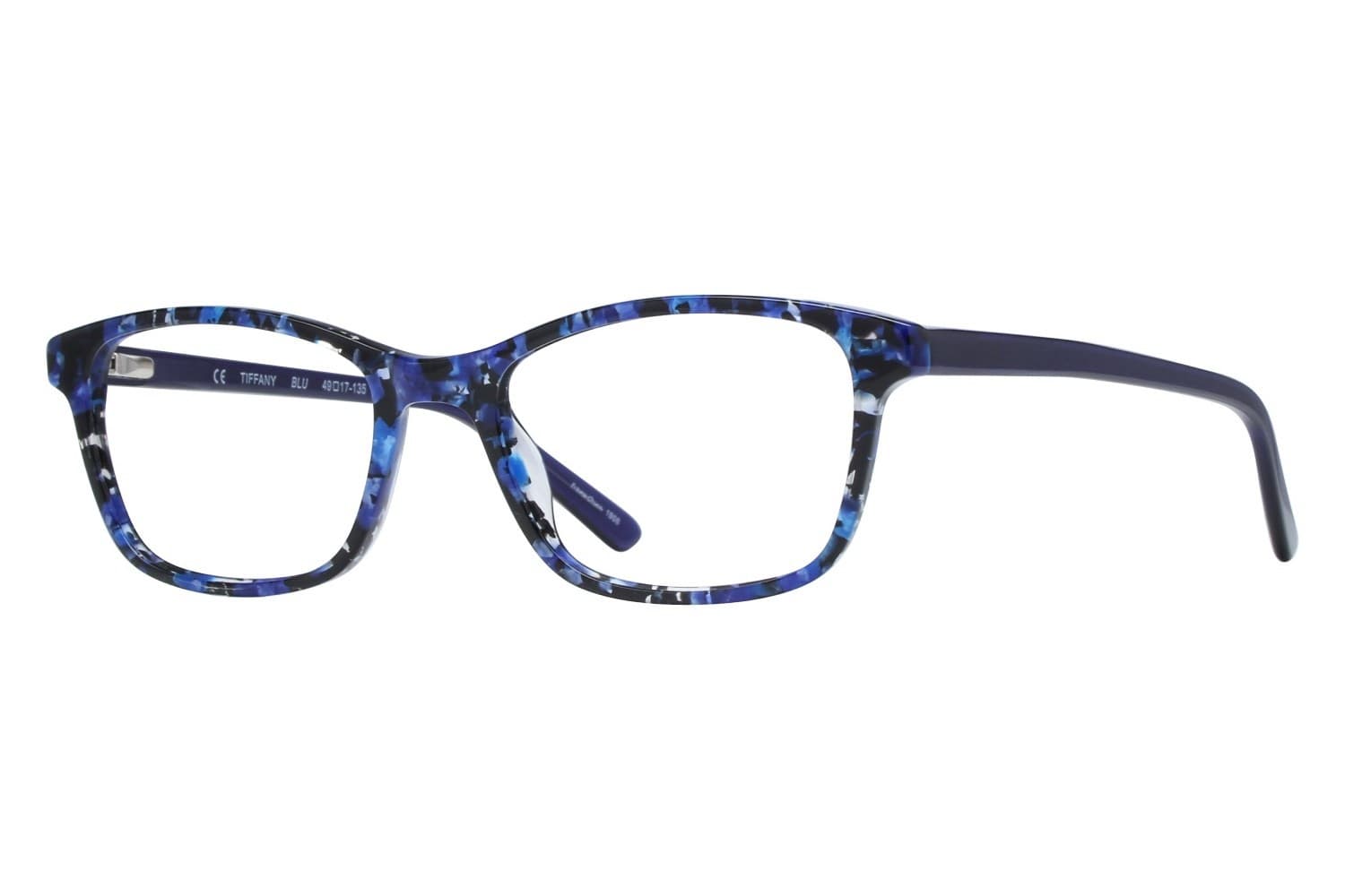 Bloom Optics TIFFANY BLU Eyeglasses Blue 49mm Women