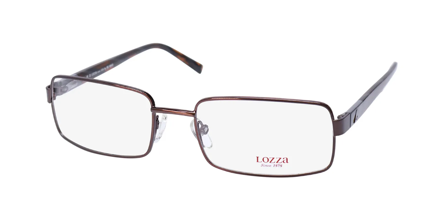 Lozza Vl2061 Gothic 0k05 Eyeglasses Brown 54mm