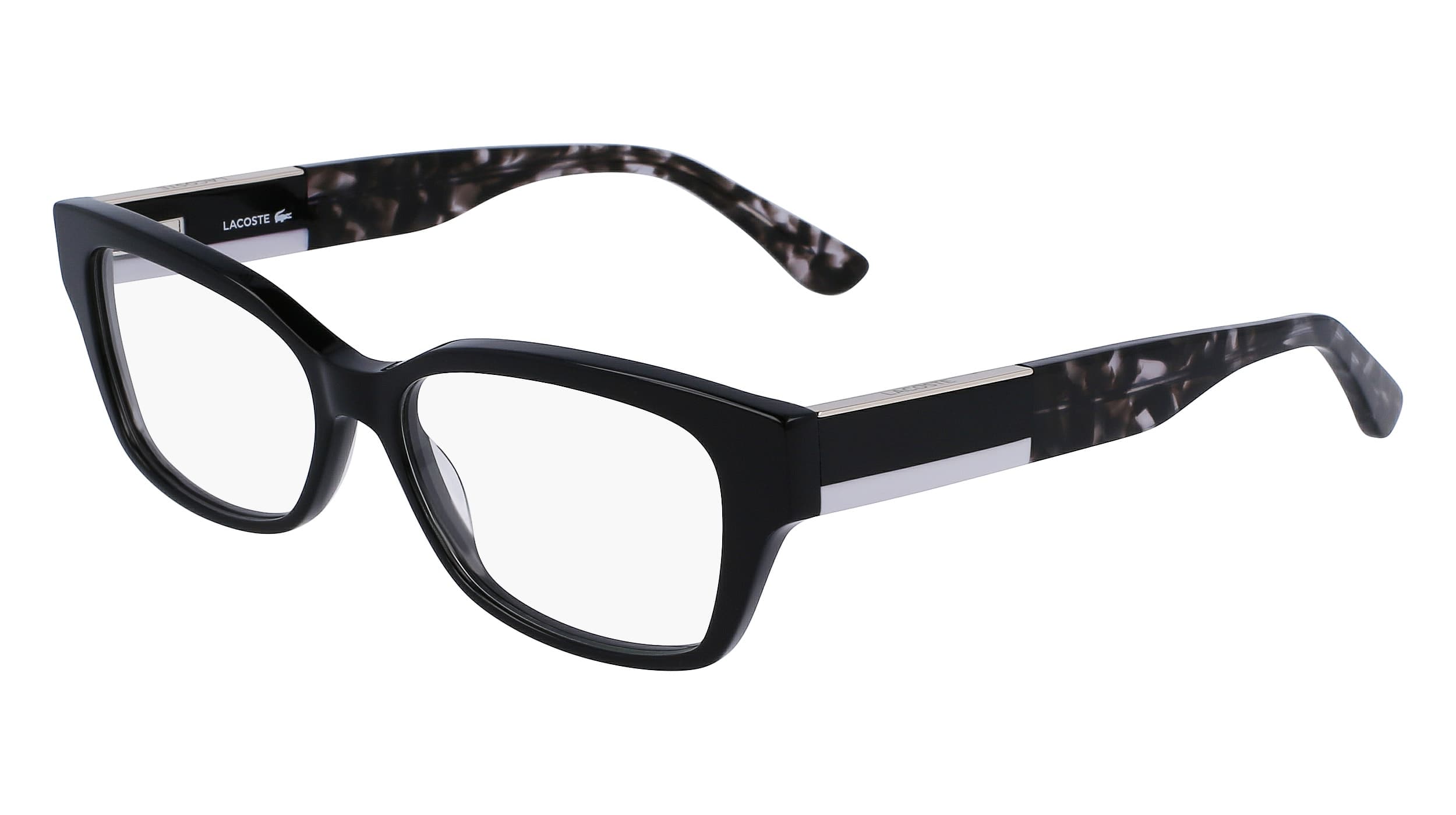 Lacoste L2907 001 Eyeglasses Black 53mm Women