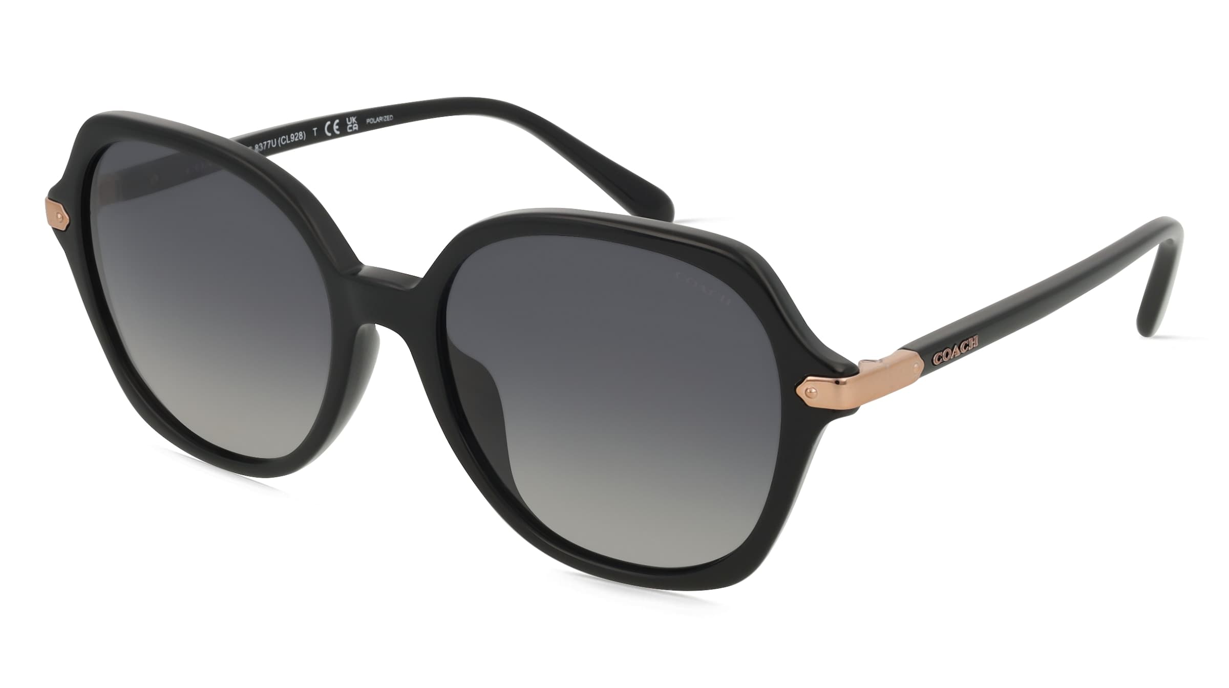 Coach HC8377U CL928 5002T3 Sunglasses Black 145mm Women