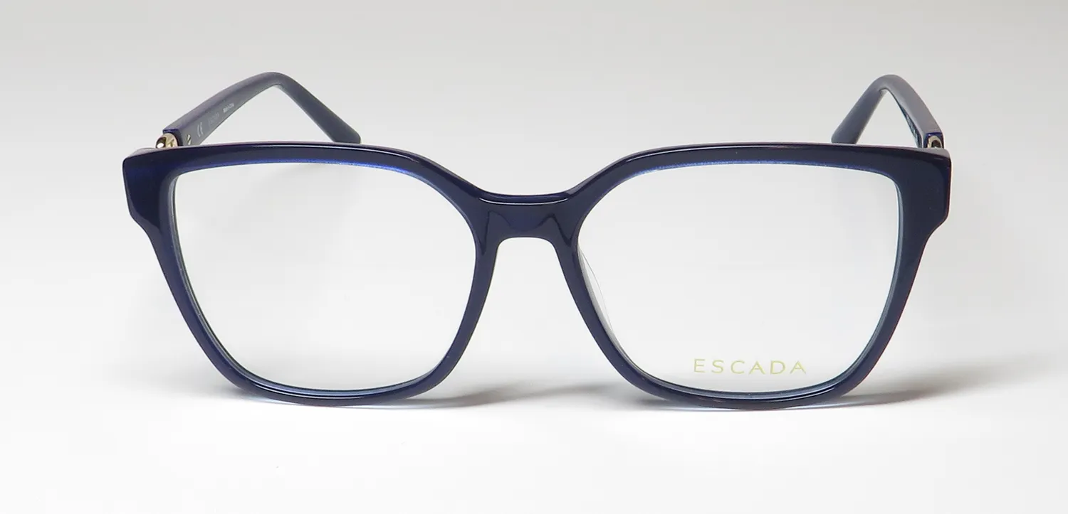 Escada Vesd56 0j62 Eyeglasses Transparent Azure 54mm 3