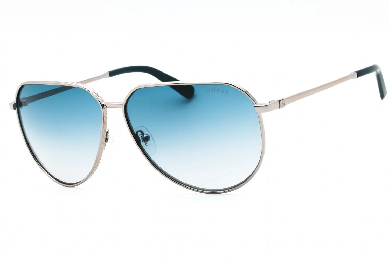 Guess GU00089 08W Sunglasses Shiny Gunmetal 62mm Men