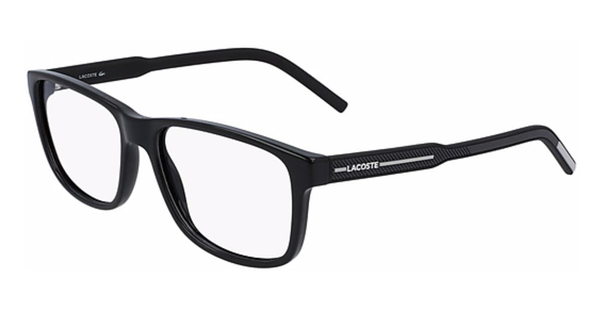 Lacoste L2866 001 Eyeglasses Black 56mm Men