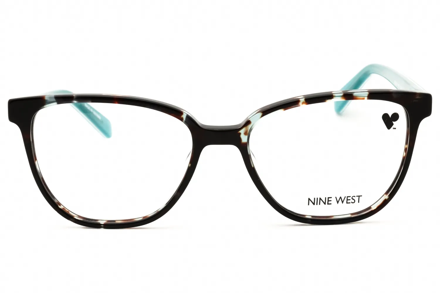 Nine West NW5218N 450 Eyeglasses Aqua Tortoise 51mm Women 2