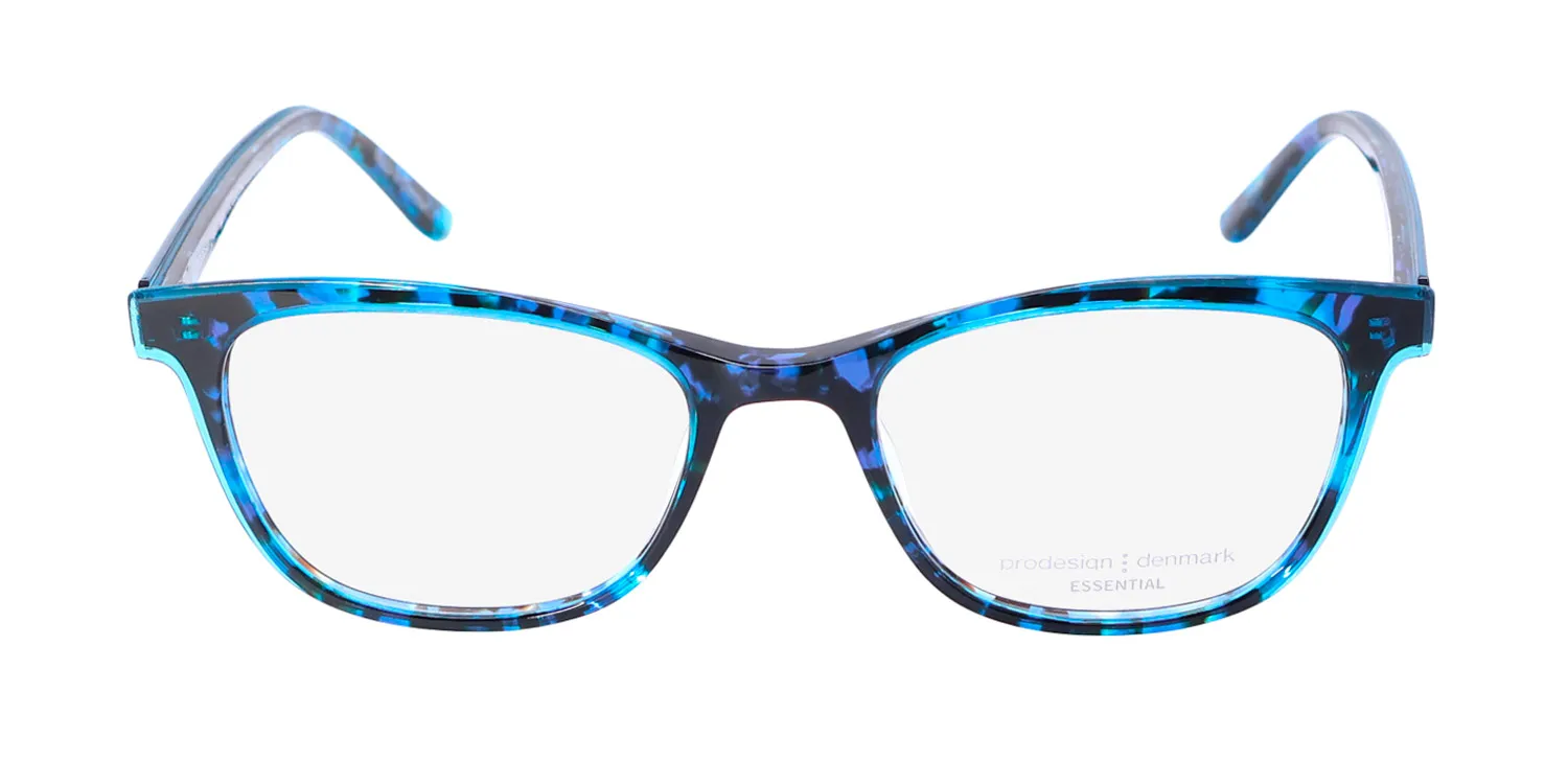 ProDesign Denmark Clear 1 8524 Eyeglasses Blue Tortoise 50mm Women 3